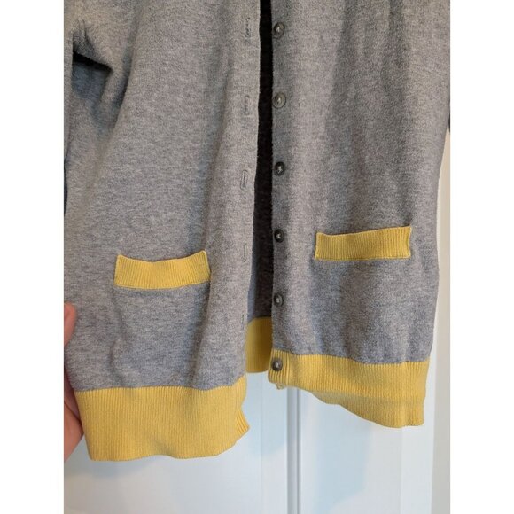Gray and Yellow Cardigan Old Navy size XS - Picture 3 of 5